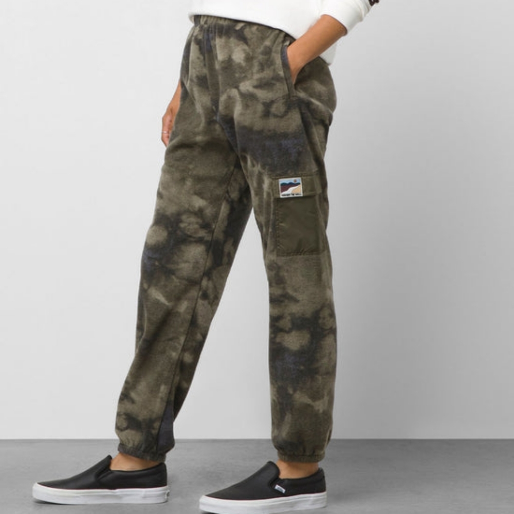 Vans Olive Green Tie-Dye Fleece Joggers